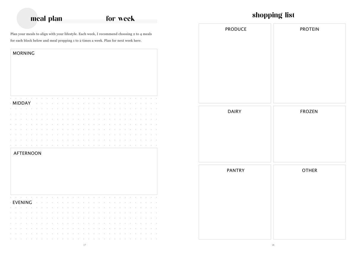Lifestyle Journal