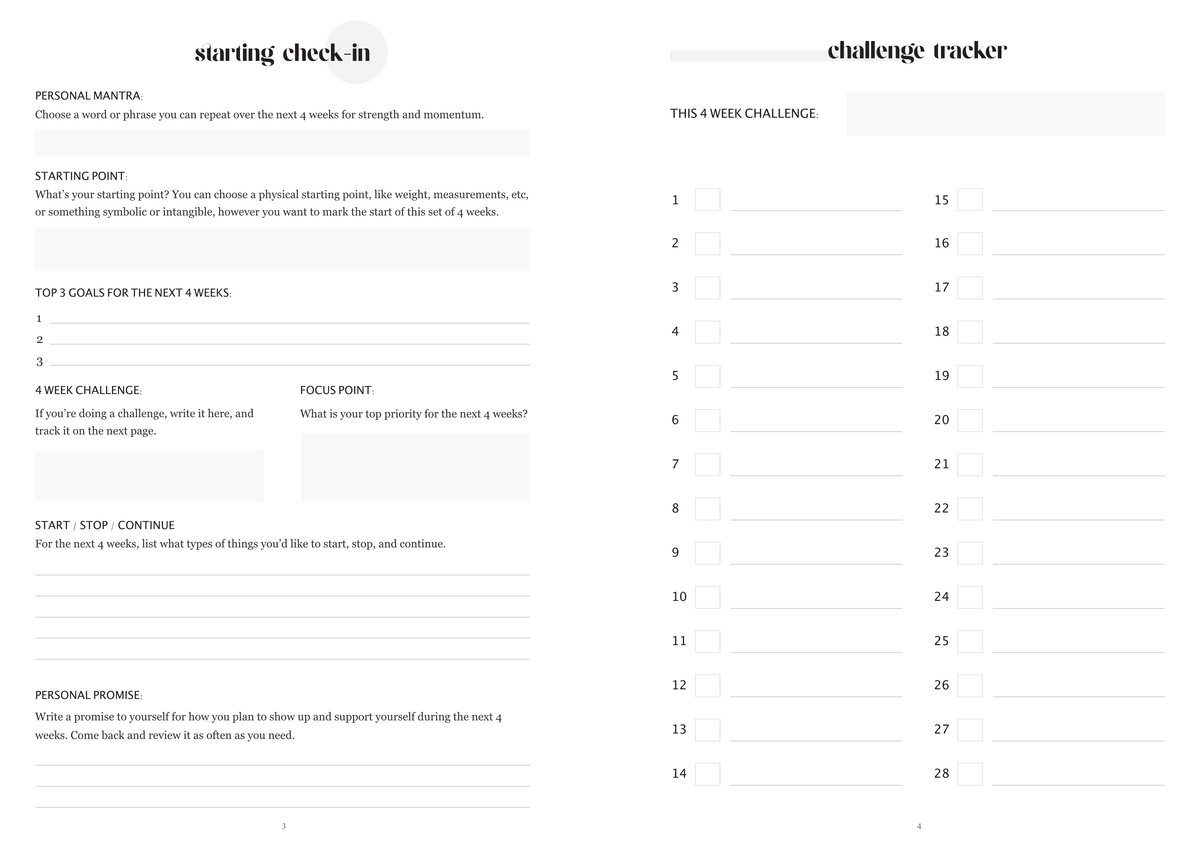 Lifestyle Journal