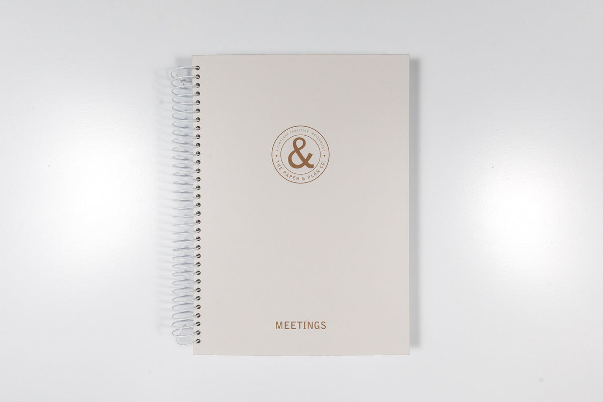 Meeting Planner - by The Paper & Plan Co (image 3 of 7) | Heavy Bass & Prosody