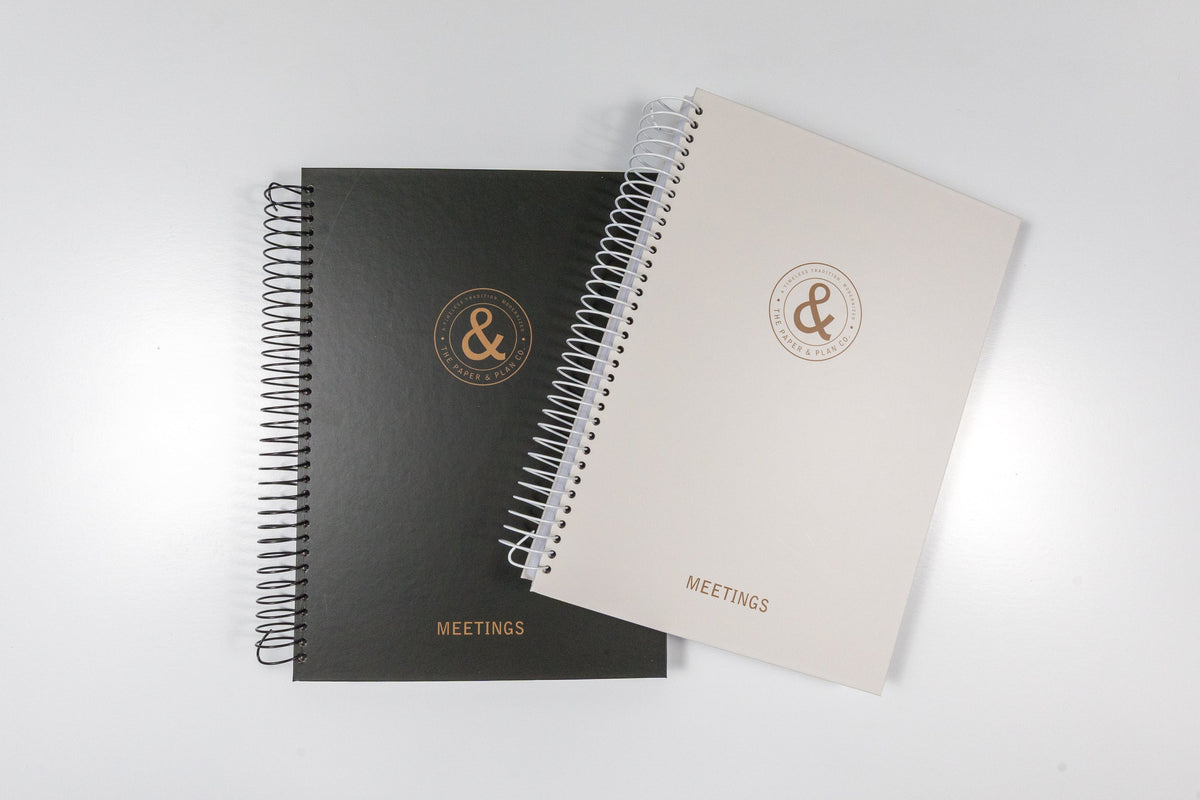 Meeting Planner - by The Paper & Plan Co (image 1 of 7) | Heavy Bass & Prosody