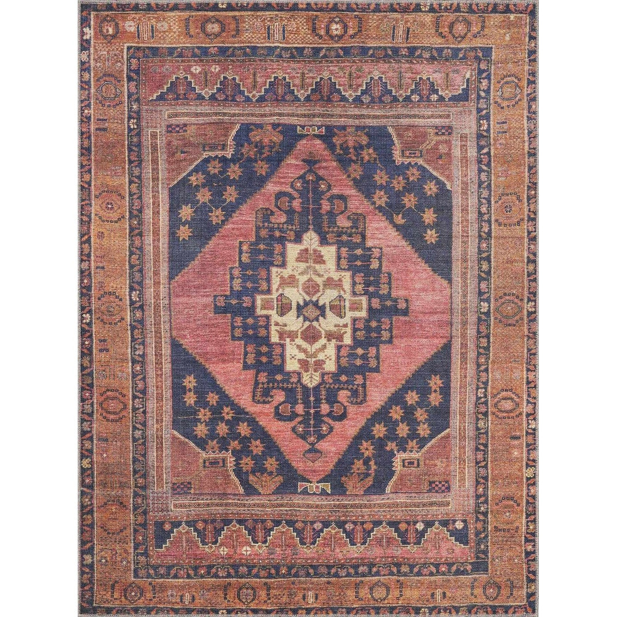 Boutique Rugs Malamote Vintage Flat Pile Washable Rug - Rugs