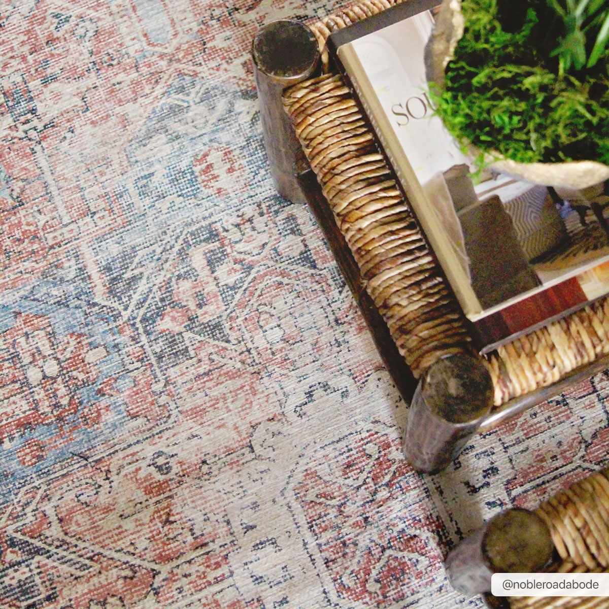 Boutique Rugs Rosman Distressed Washable Area Rug - Rugs