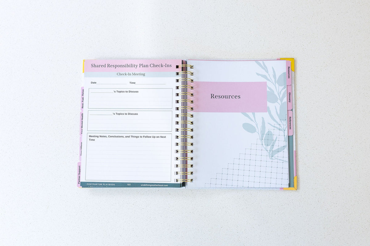 The Postpartum Playbook: Postpartum Planner & Guide