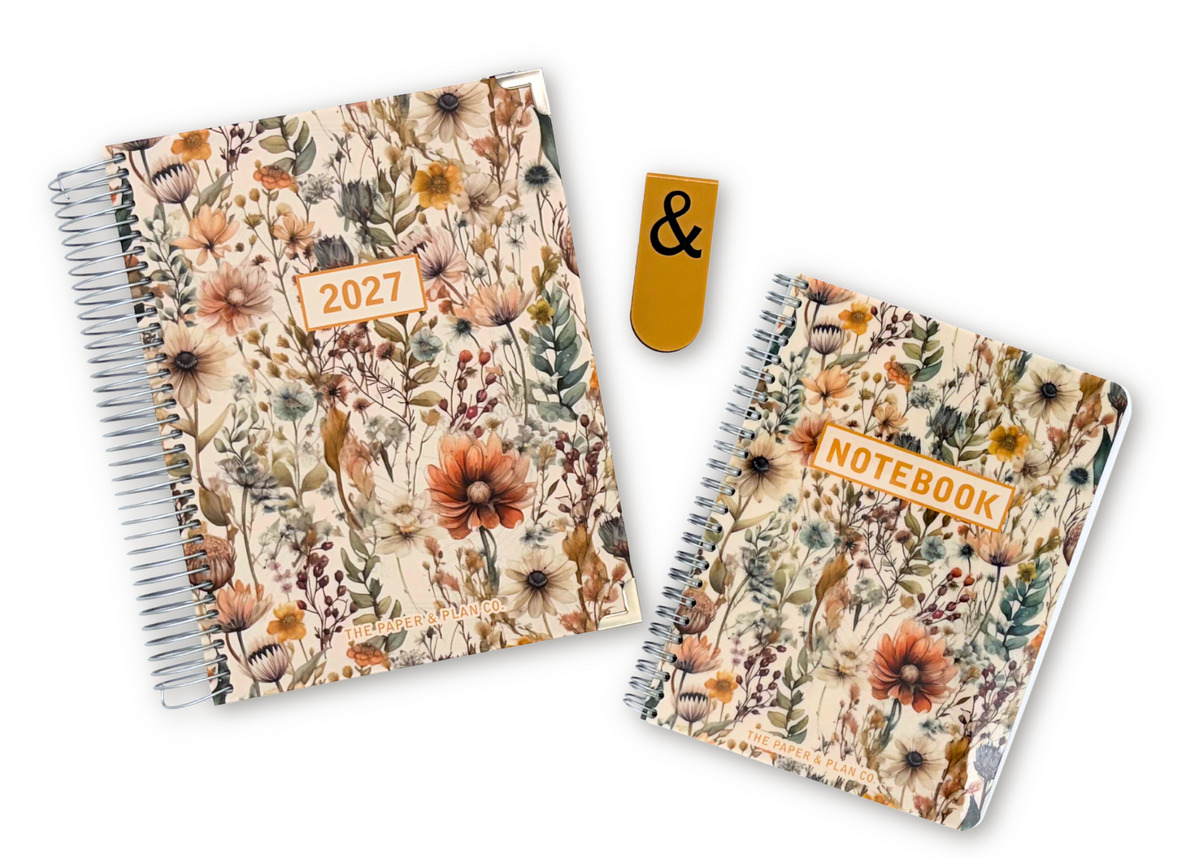 2027 Wildflower Daily Planner Basic Bundle
