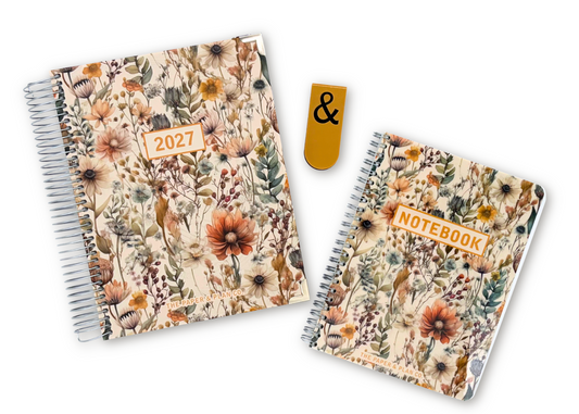 2027 Wildflower Daily Planner Basic Bundle
