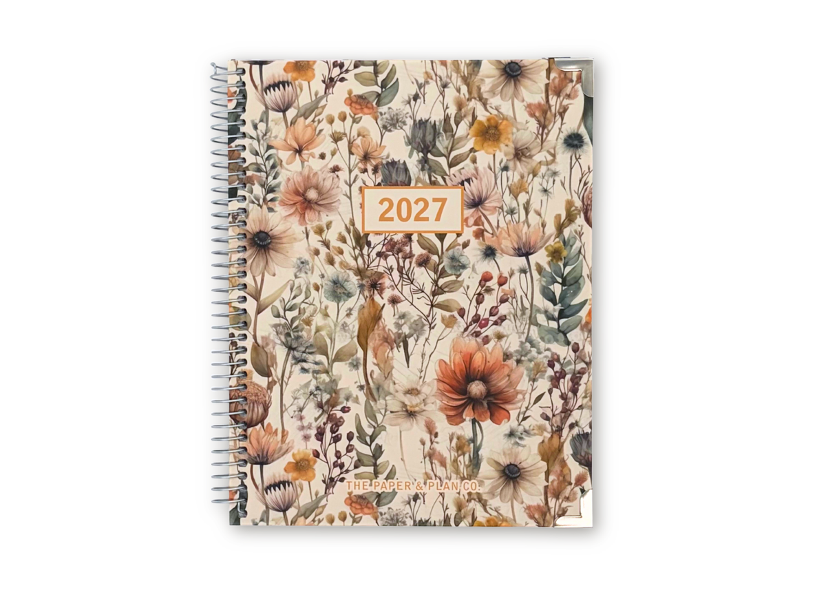 The Paper & Plan Co 2027 Wildflower Weekly Planner Premium Bundle - by The Paper & Plan Co (image 3 of 13) | Heavy Bass &