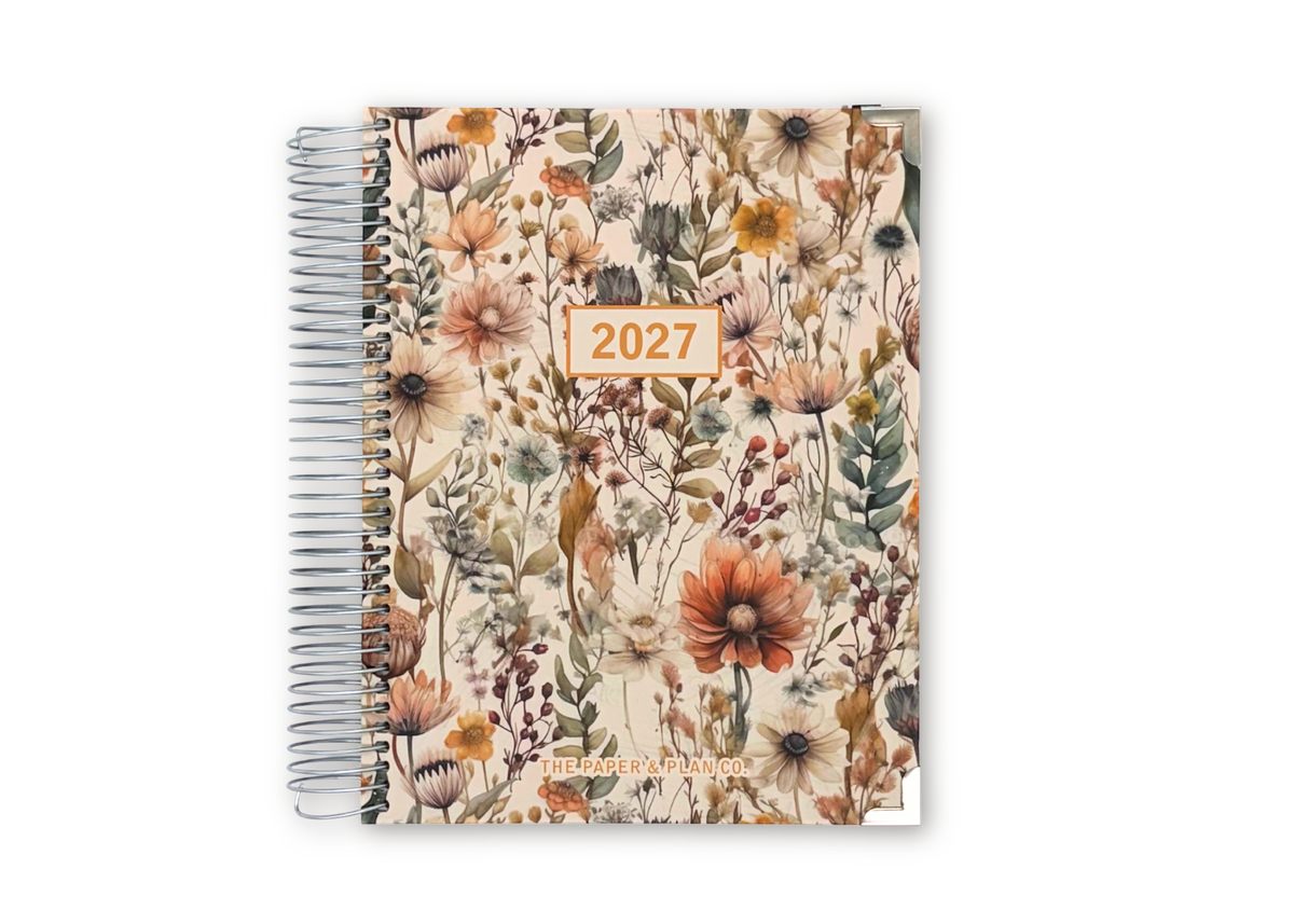 2027 Wildflower Daily Planner Premium Bundle