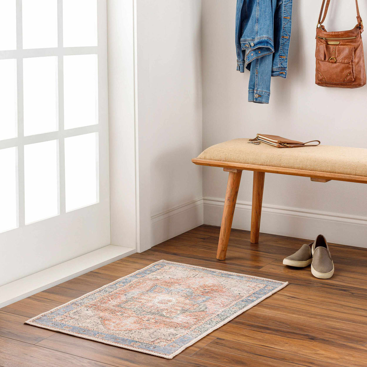 Boutique Rugs Rosman Distressed Washable Area Rug - Rugs