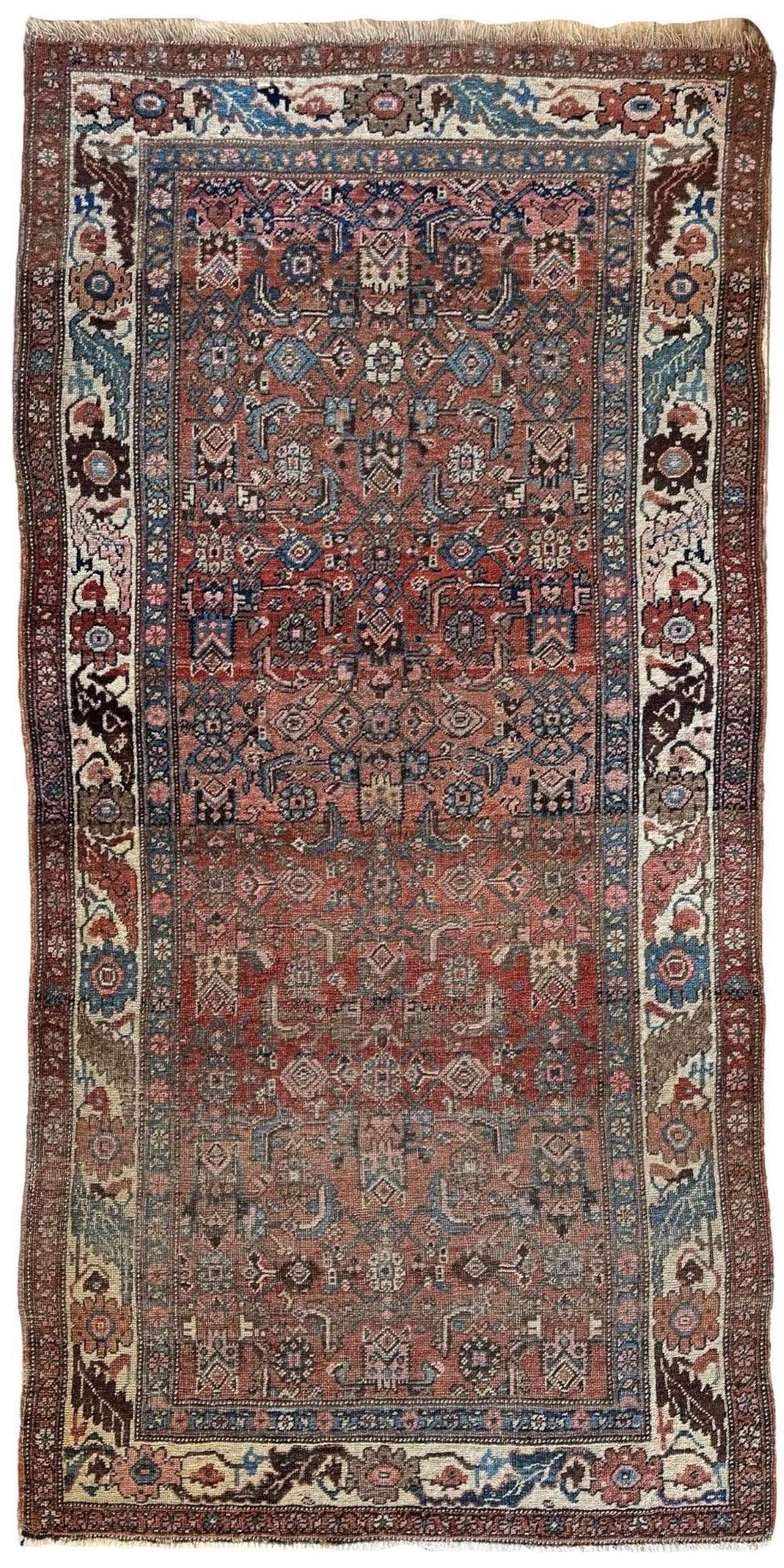 Rugistan Antique Late 19th Century Persian Kurdish Gholtogh Rug 4 x 7 - Antique Rug