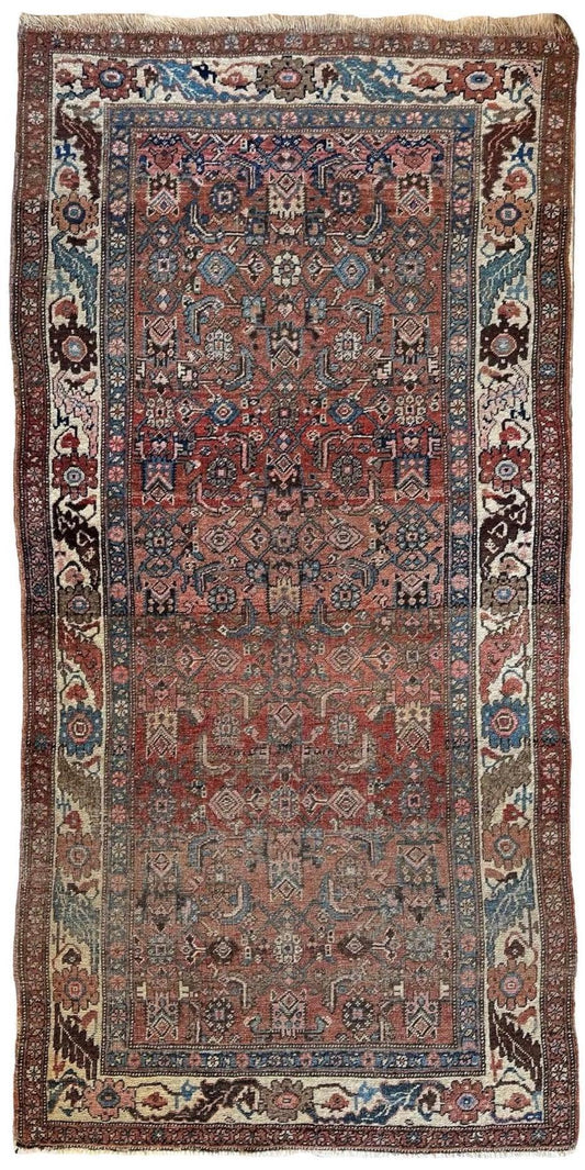 Rugistan Antique Late 19th Century Persian Kurdish Gholtogh Rug 4 x 7 - Antique Rug