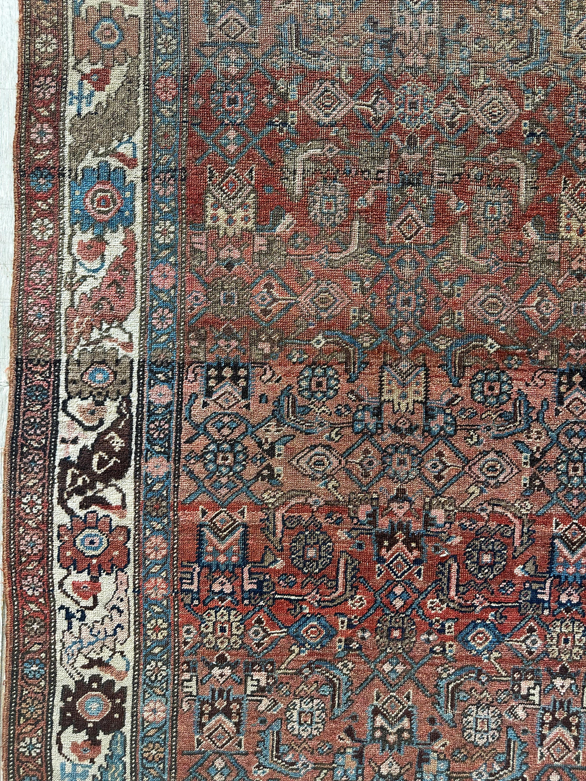 Rugistan Antique Late 19th Century Persian Kurdish Gholtogh Rug 4 x 7 - Antique Rug