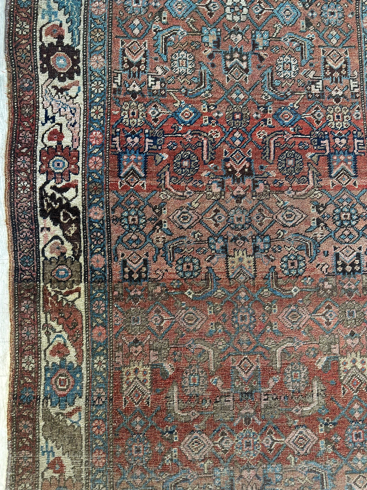 Rugistan Antique Late 19th Century Persian Kurdish Gholtogh Rug 4 x 7 - Antique Rug