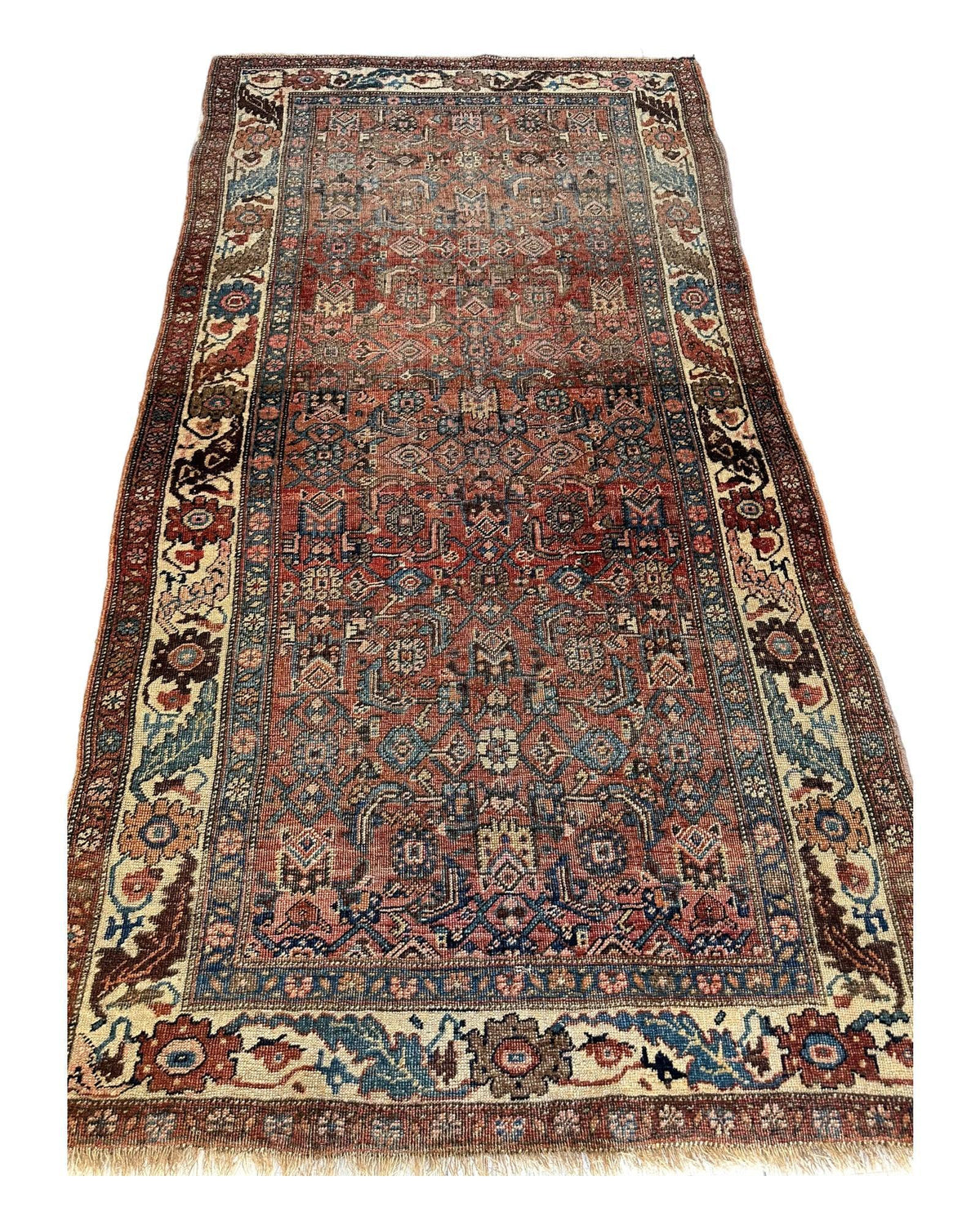 Rugistan Antique Late 19th Century Persian Kurdish Gholtogh Rug 4 x 7 - Antique Rug