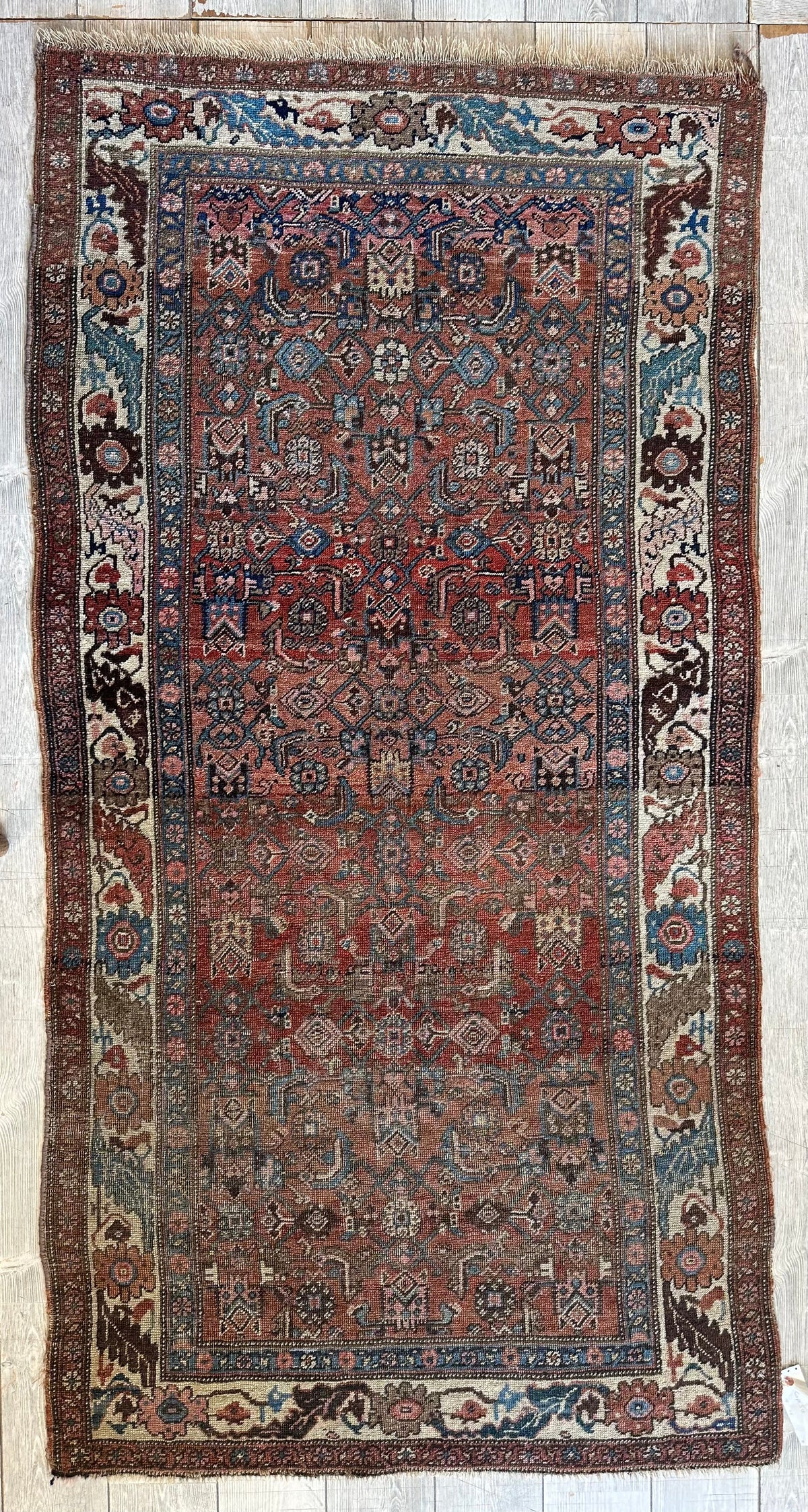 Rugistan Antique Late 19th Century Persian Kurdish Gholtogh Rug 4 x 7 - Antique Rug