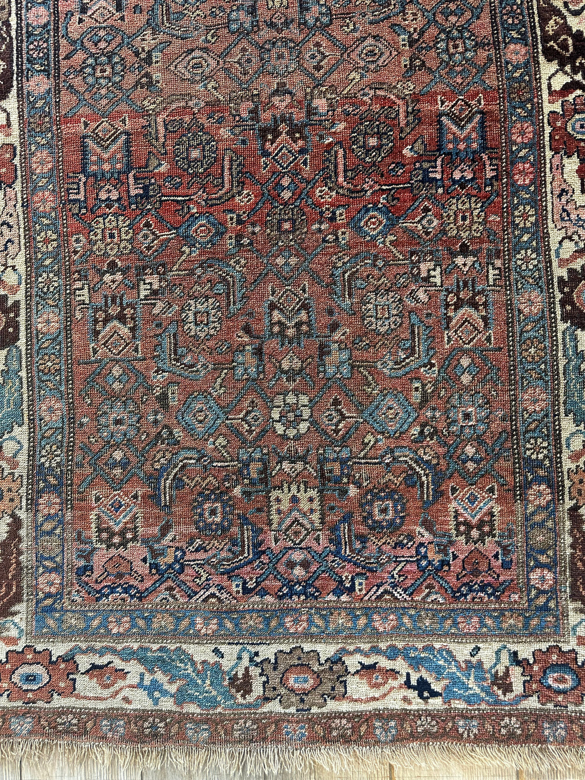 Rugistan Antique Late 19th Century Persian Kurdish Gholtogh Rug 4 x 7 - Antique Rug