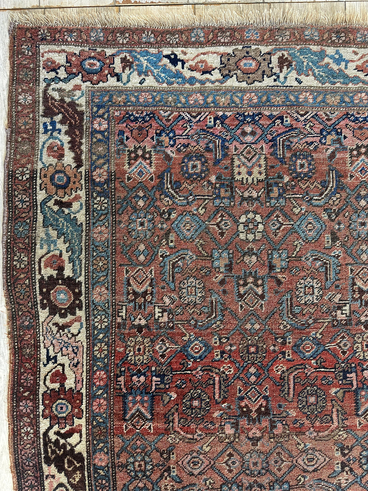 Rugistan Antique Late 19th Century Persian Kurdish Gholtogh Rug 4 x 7 - Antique Rug