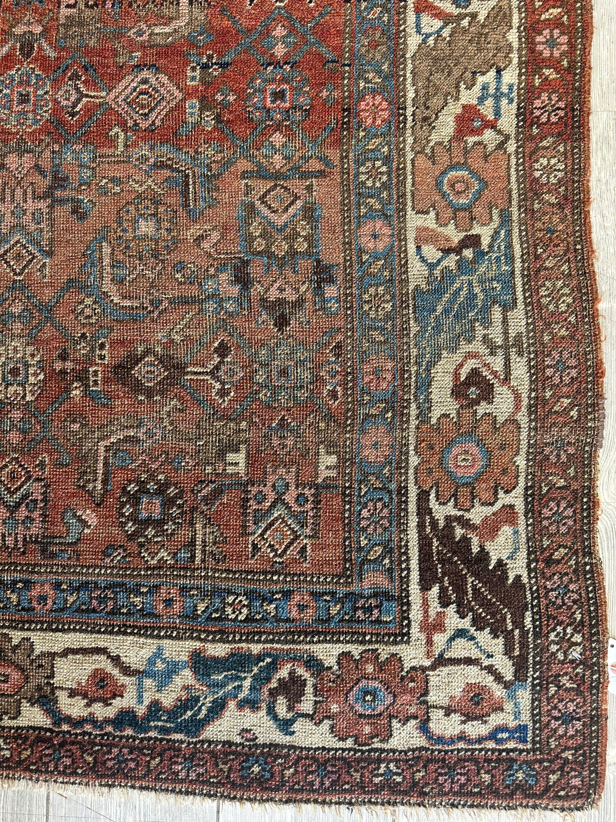 Rugistan Antique Late 19th Century Persian Kurdish Gholtogh Rug 4 x 7 - Antique Rug