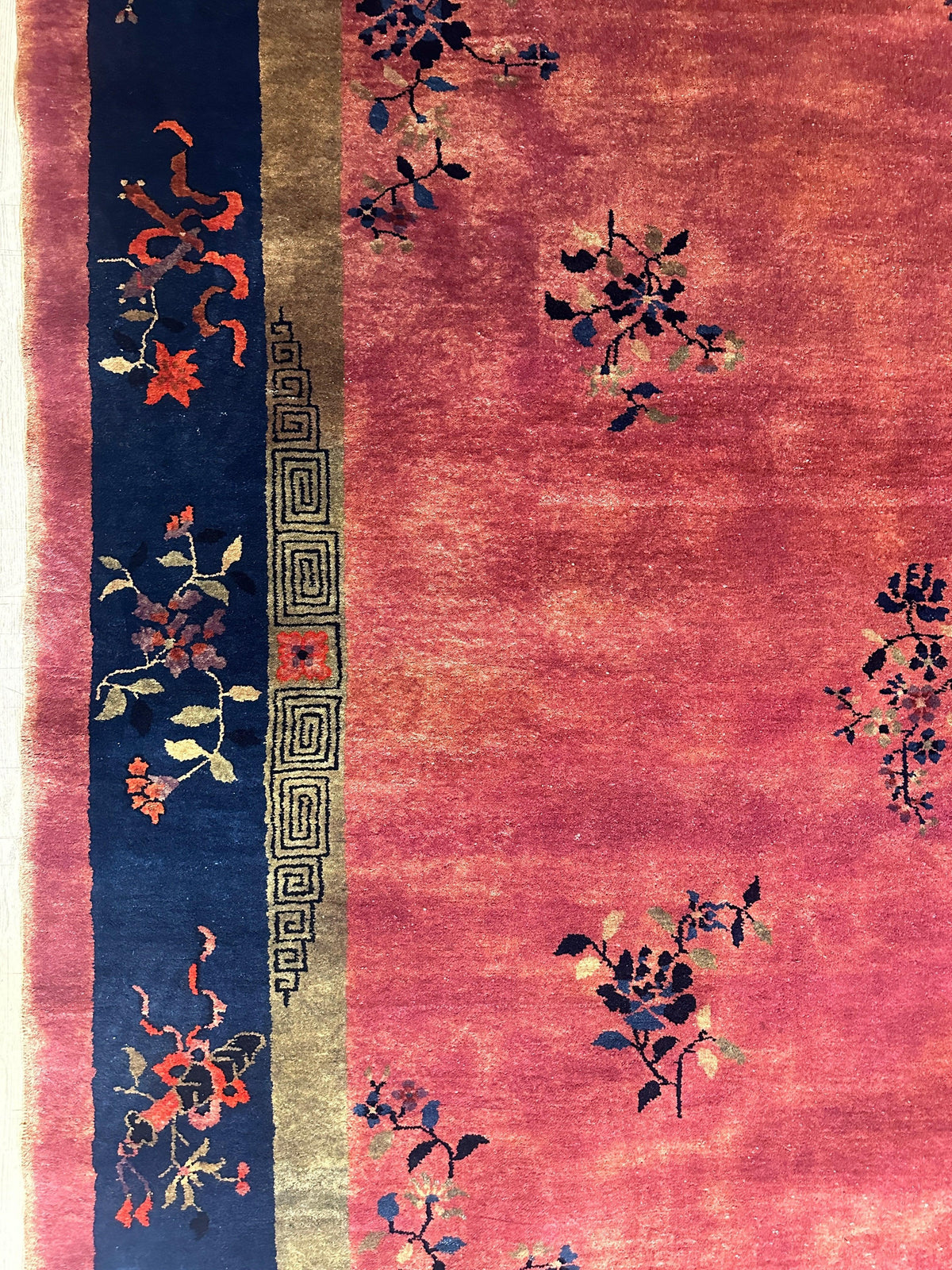 Rugistan Antique Nicholas Chinese Art Deco Rug - 8'2" X 9'9" - Area rug
