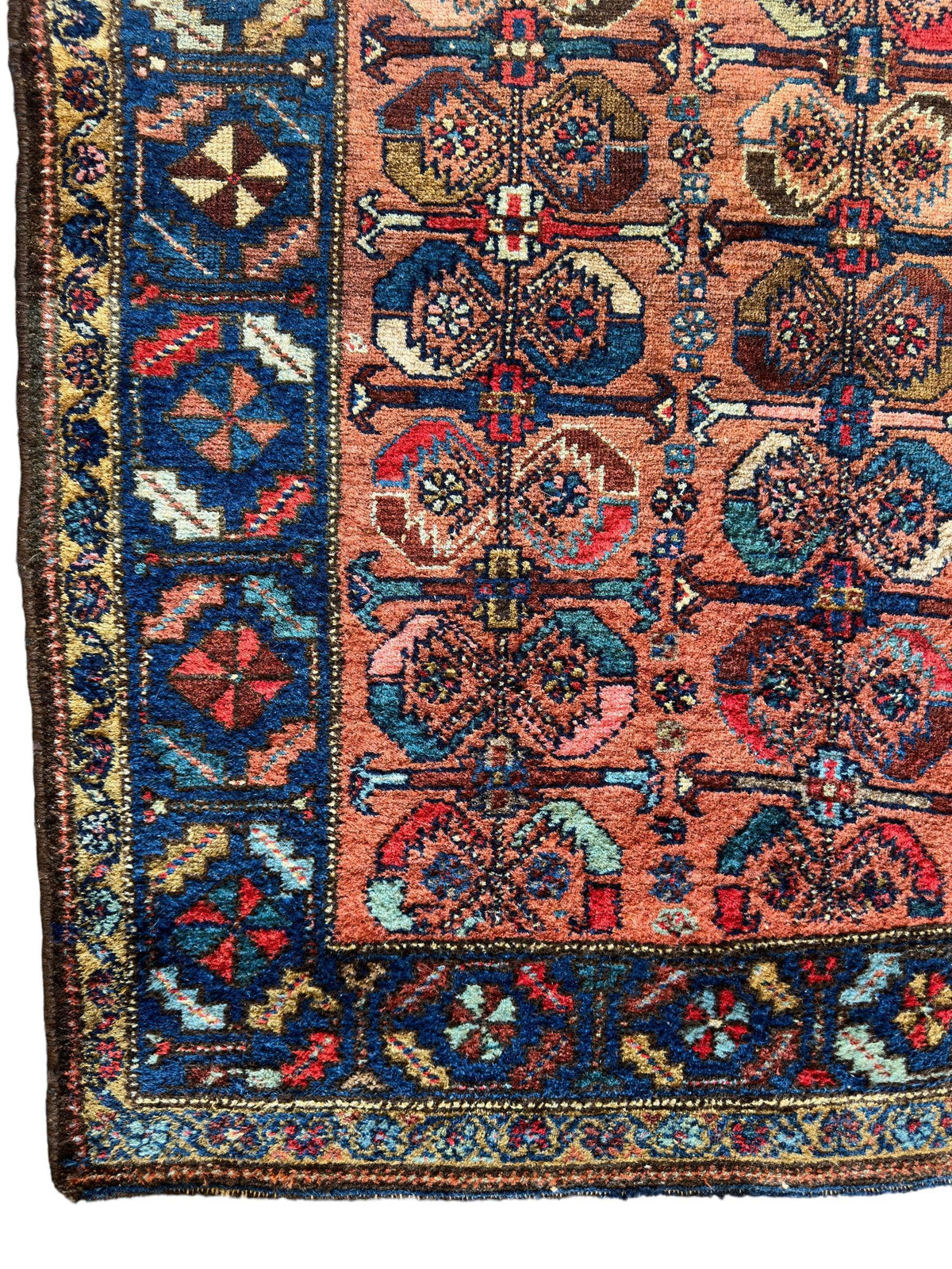 Rugistan Antique One of Kind Persian Hamedan Enjelas Rug 3’11” x 4’4” - Antique Rug