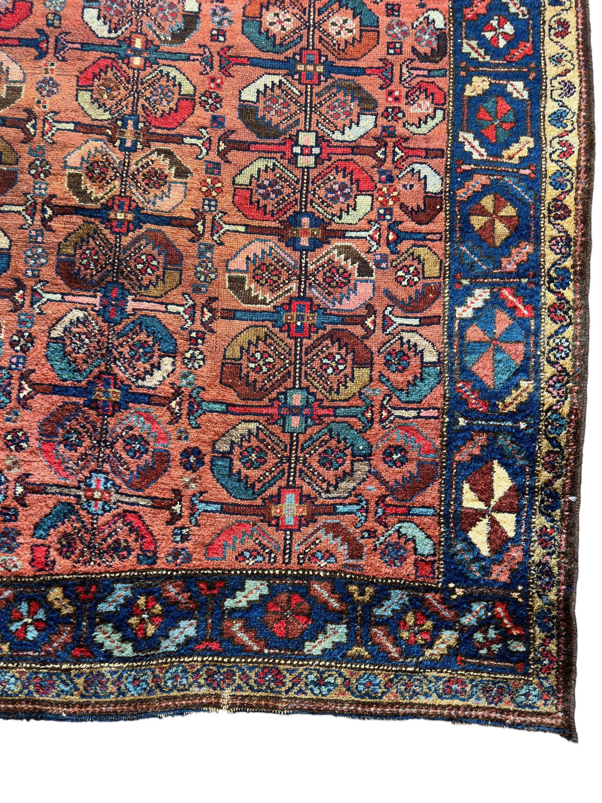 Rugistan Antique One of Kind Persian Hamedan Enjelas Rug 3’11” x 4’4” - Antique Rug