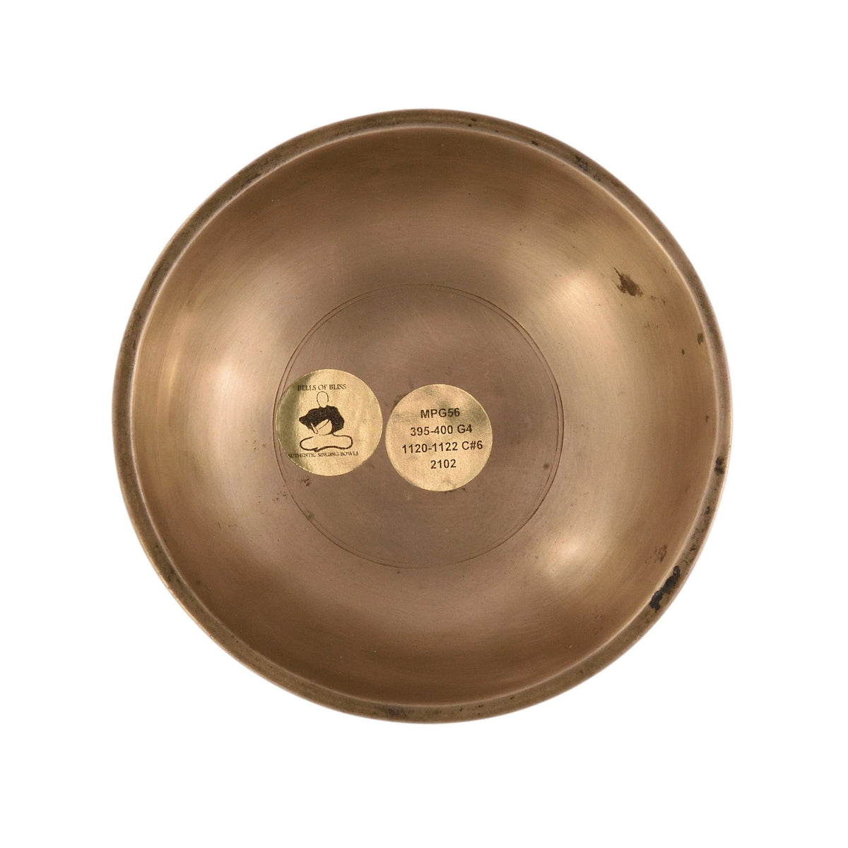 Antique singing bowl Manipuri MPG56 - SINGING BOWL - by BellsofBliss (image 2 of 2) | Heavy Bass & Prosody