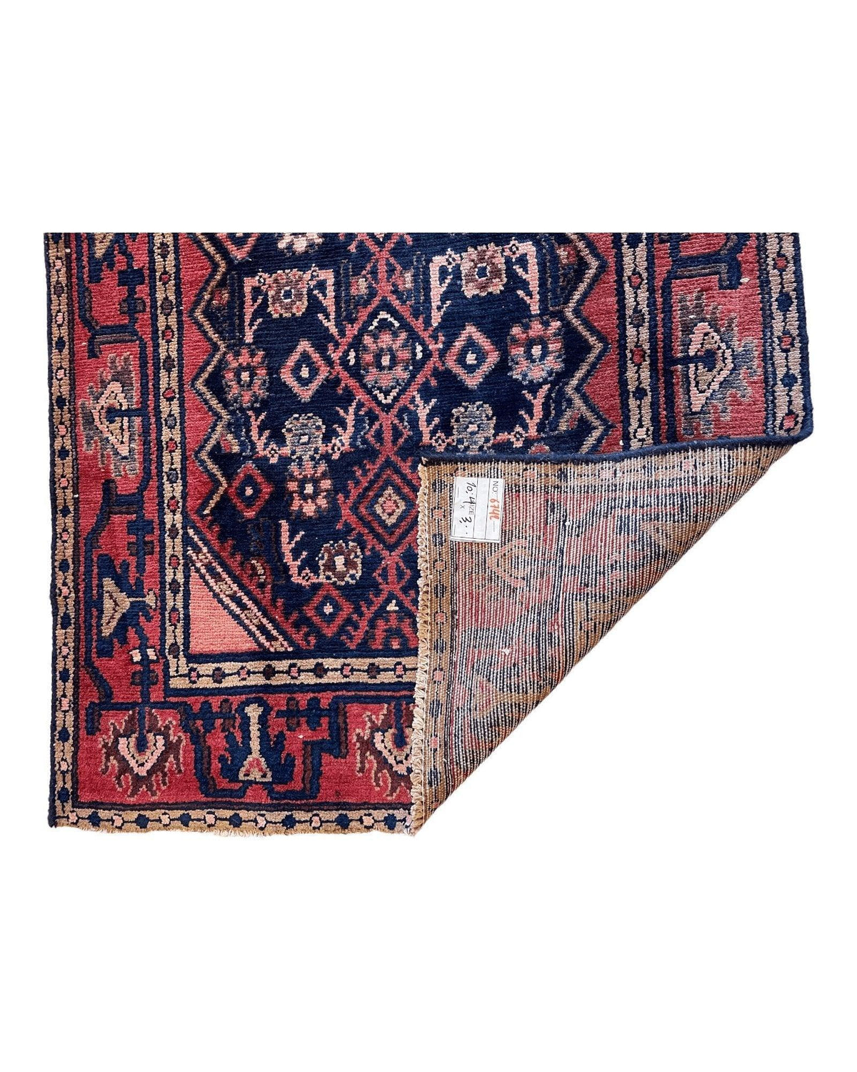 Rugistan Antique Vegetable Dye Malayer Persian Runner Rug 3x10’4”
