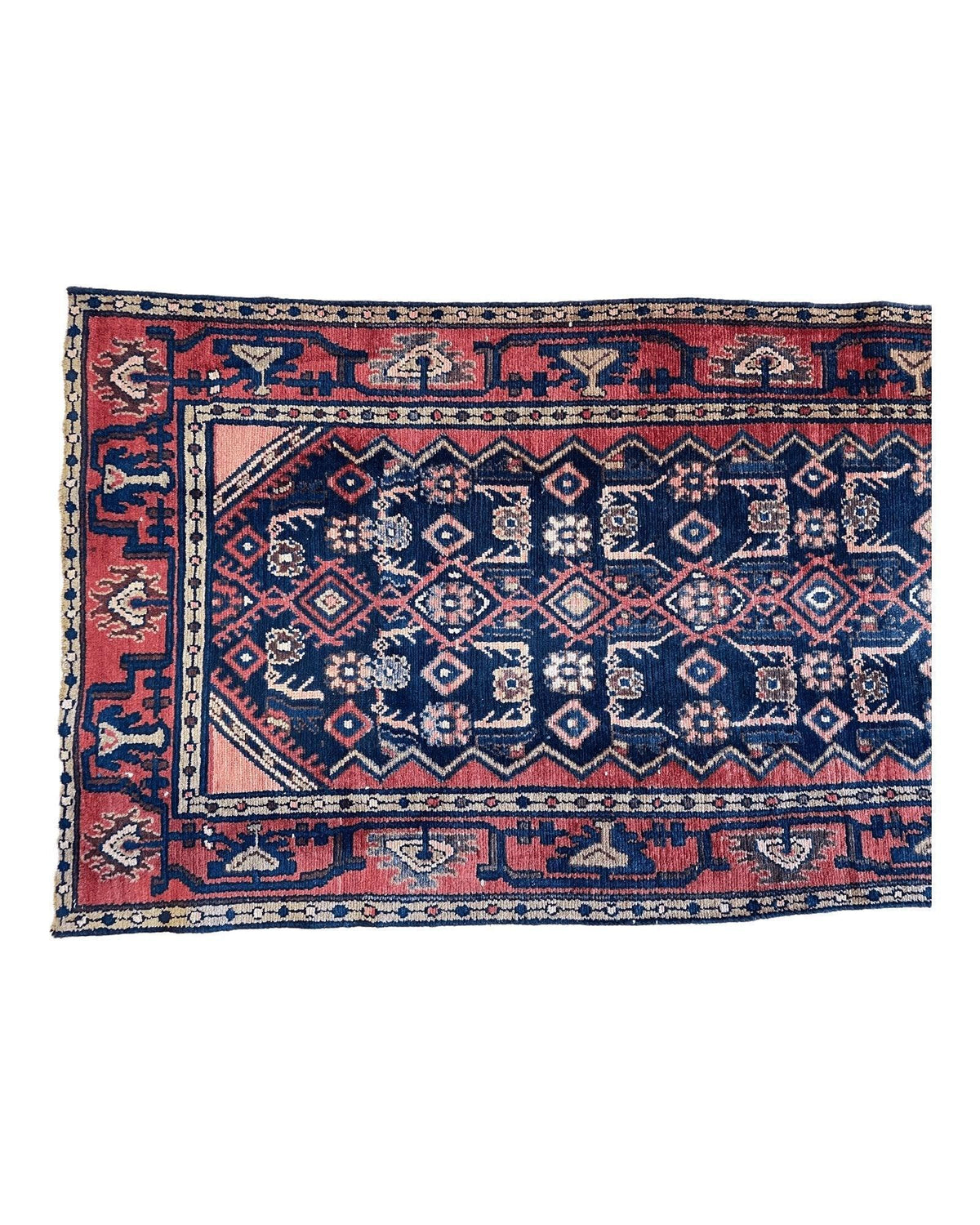 Rugistan Antique Vegetable Dye Malayer Persian Runner Rug 3x10’4”
