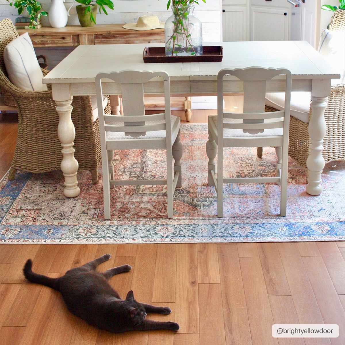 Boutique Rugs Rosman Distressed Washable Area Rug - Rugs