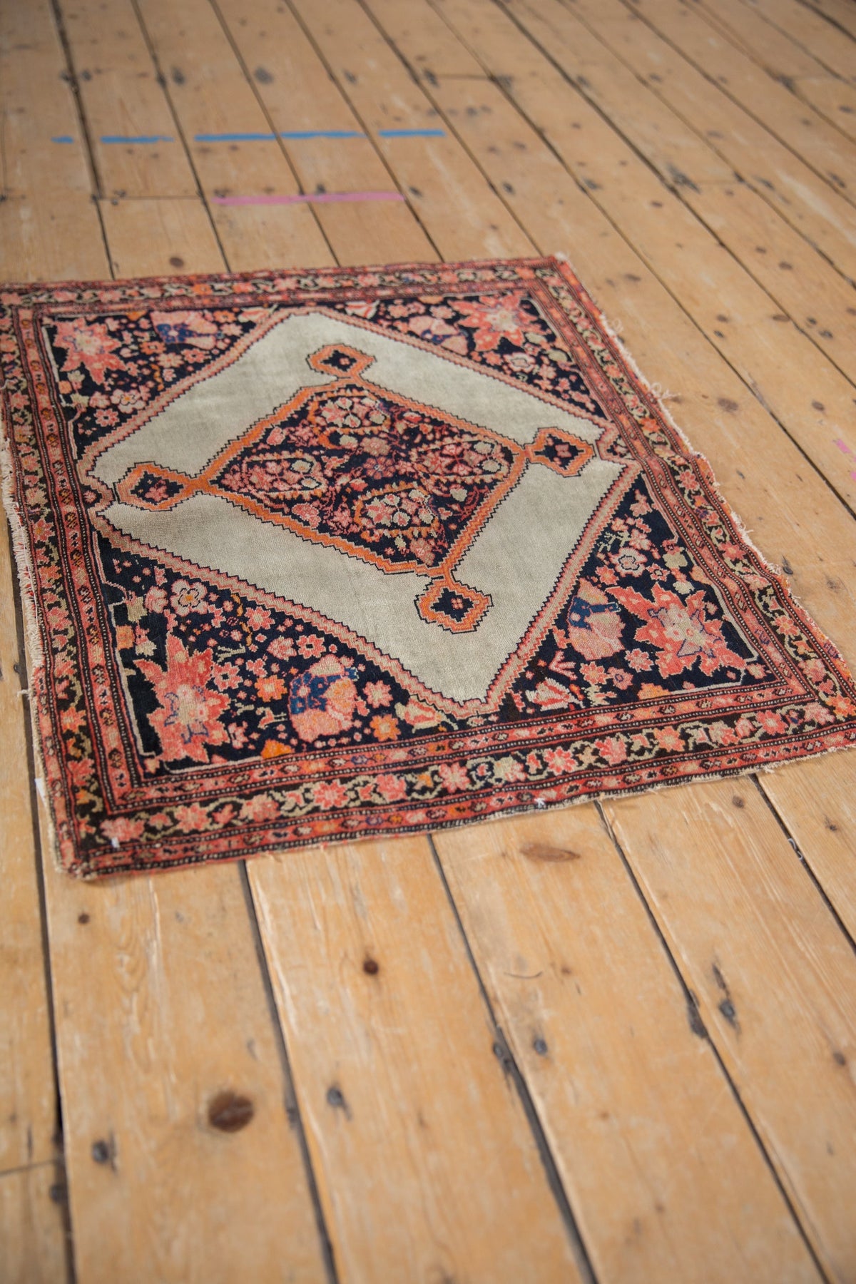 Old New House® 2.5x3 Antique Fine Malayer Square Rug - Rugs