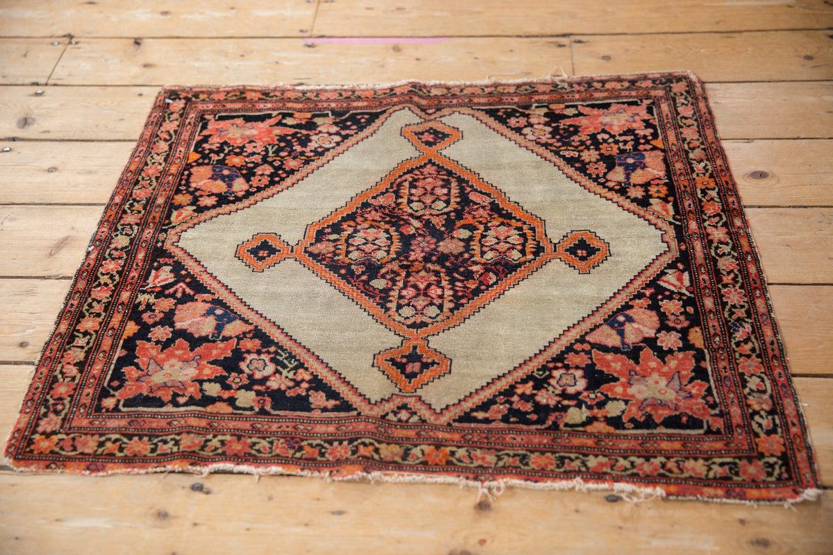 Old New House® 2.5x3 Antique Fine Malayer Square Rug - Rugs