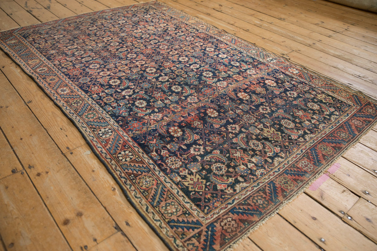 4.5x6.5 Antique Fine Malayer Rug - Sold - by Old New House® (image 4 of 11) | Heavy Bass & Prosody
