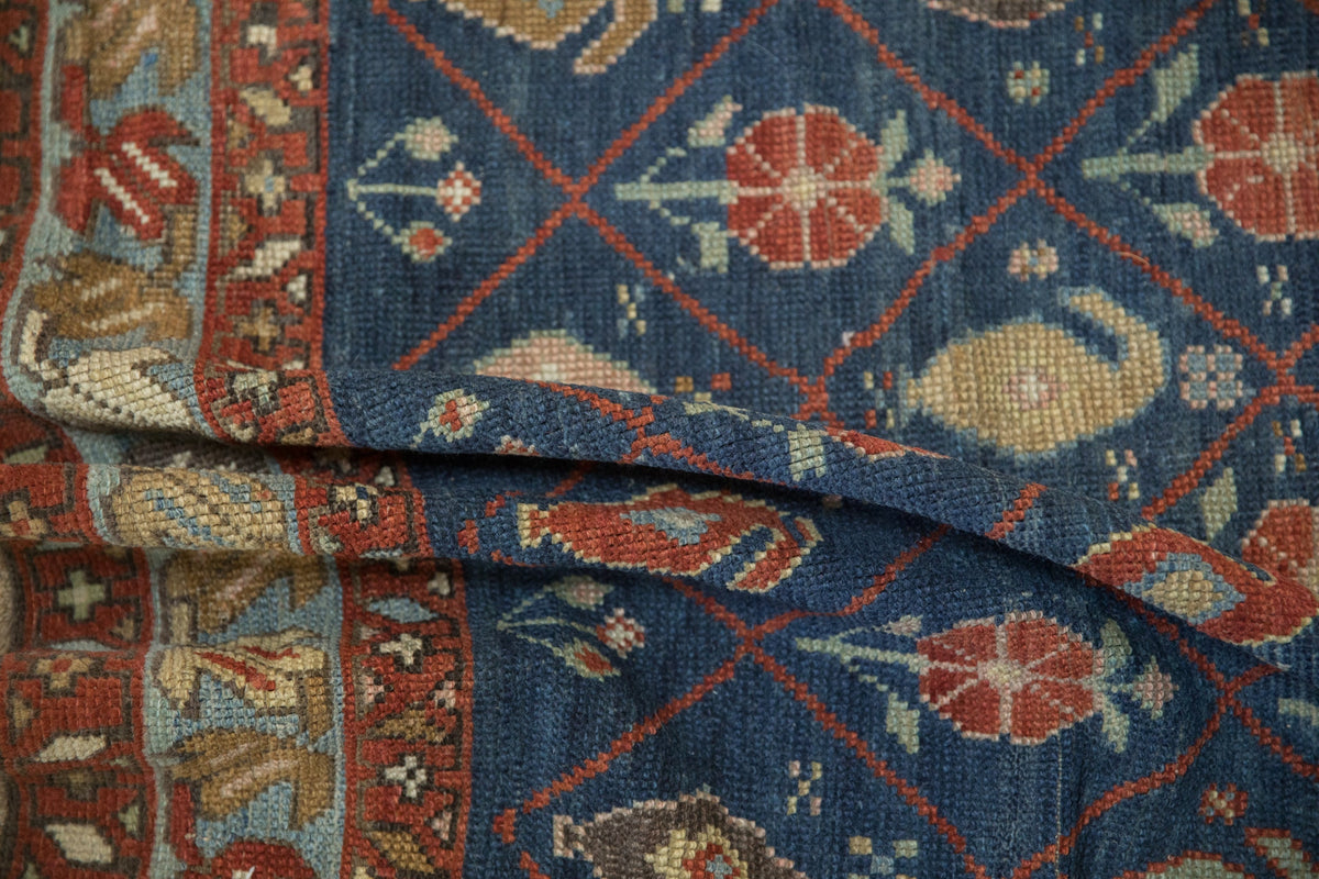 Old New House® 6.5x10.5 Antique Distressed Kurdish Carpet - Rugs