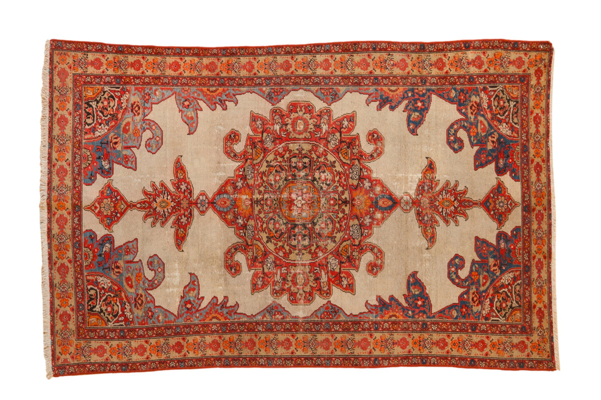4x6 Antique Fine Malayer Rug - Rugs - by Old New House® (image 1 of 12) | Heavy Bass & Prosody