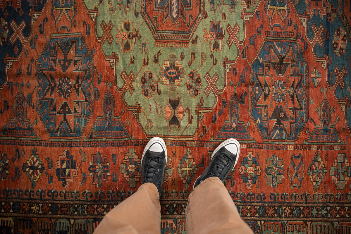 Old New House® 8.5x10.5 Antique Soumac Design Carpet - Rugs