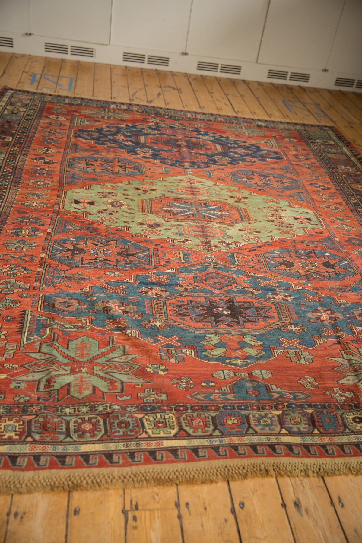 Old New House® 8.5x10.5 Antique Soumac Design Carpet - Rugs