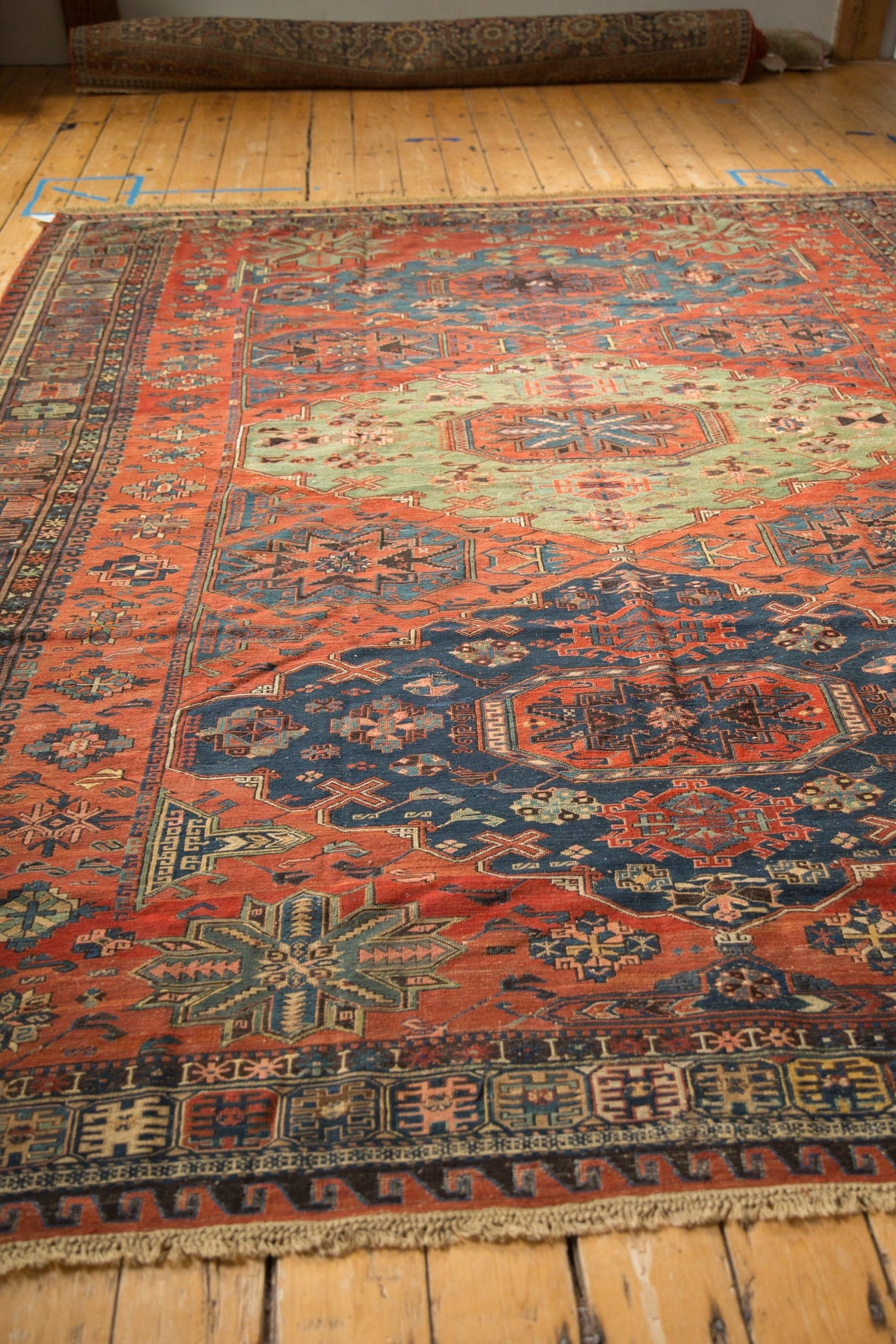 Old New House® 8.5x10.5 Antique Soumac Design Carpet - Rugs