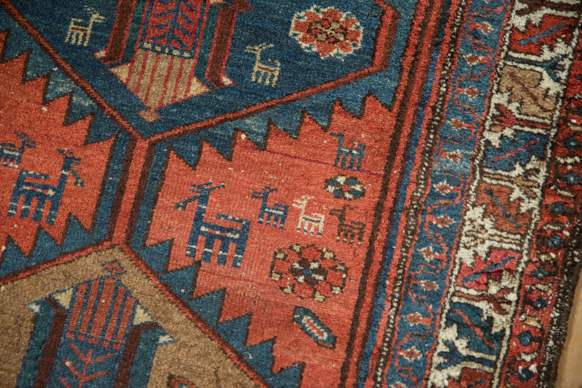 Old New House® 3.5x9 Vintage Kurdish Hamadan Rug Runner - Sold