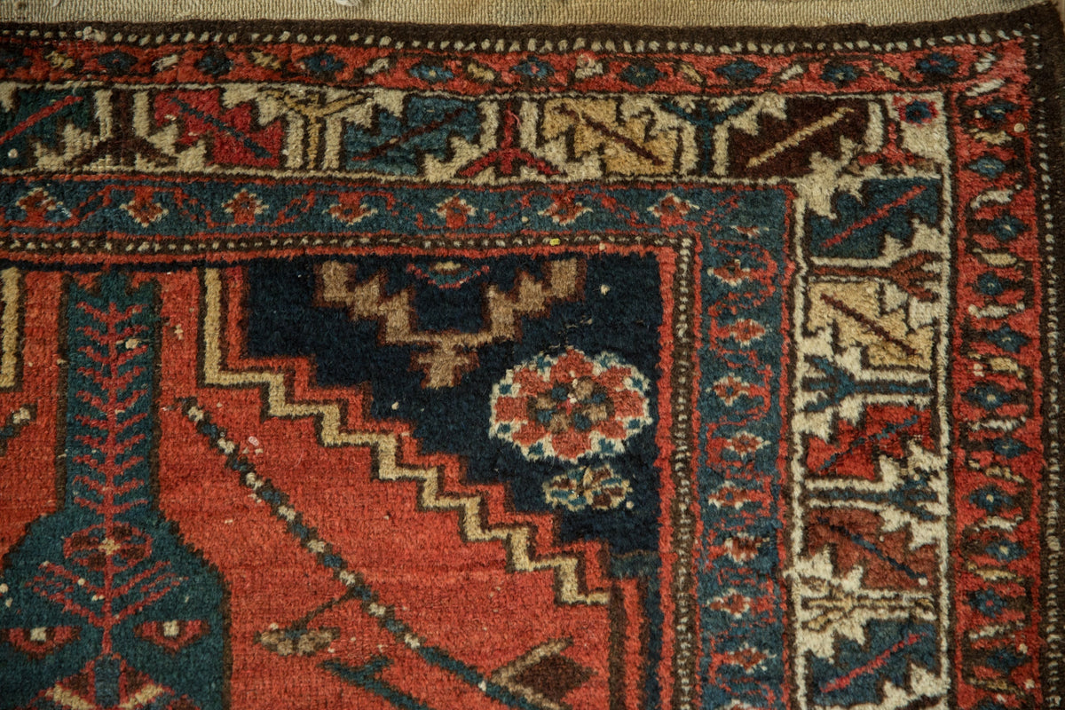 Old New House® 3.5x9 Vintage Kurdish Hamadan Rug Runner - Sold