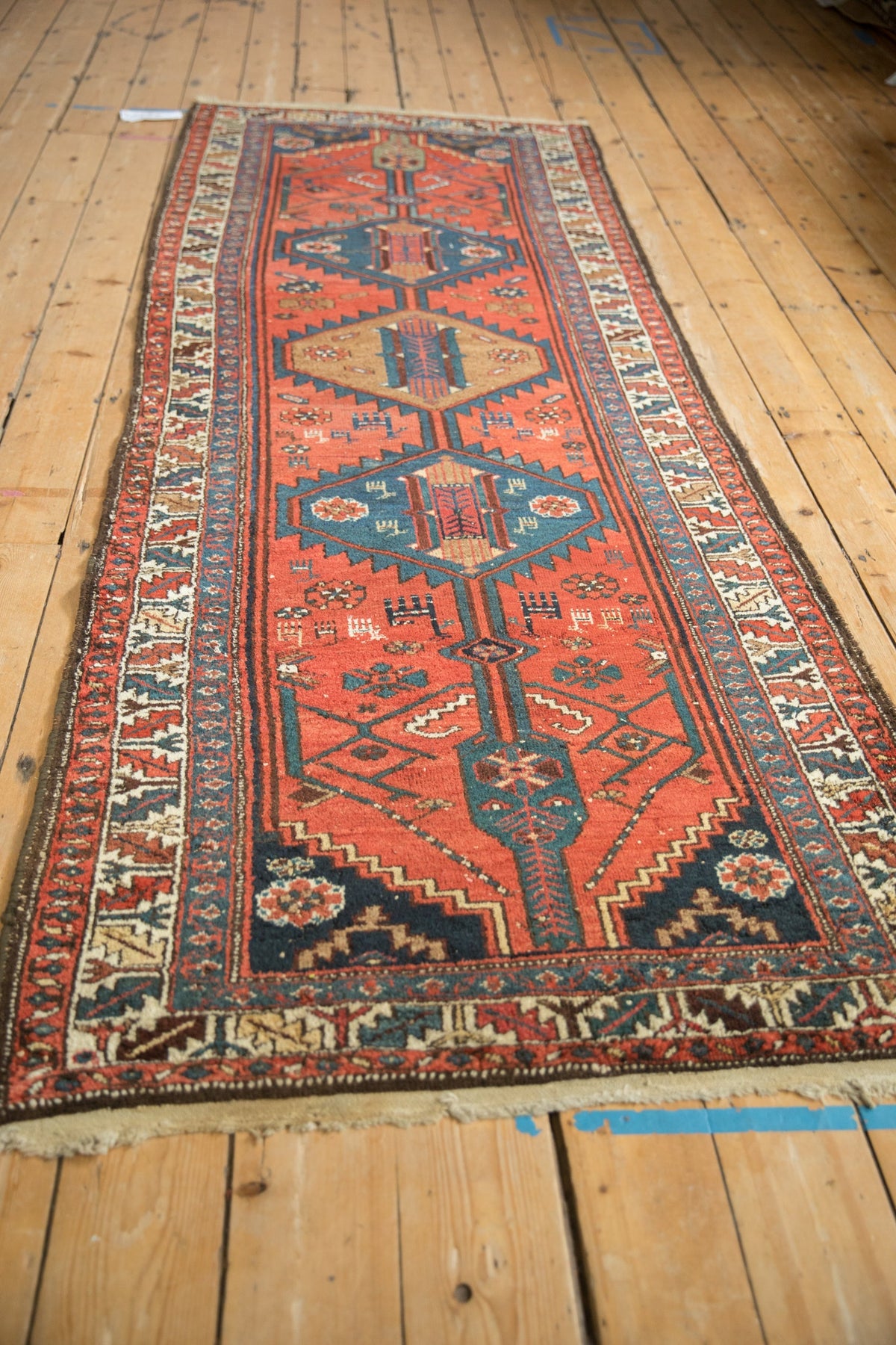 Old New House® 3.5x9 Vintage Kurdish Hamadan Rug Runner - Sold