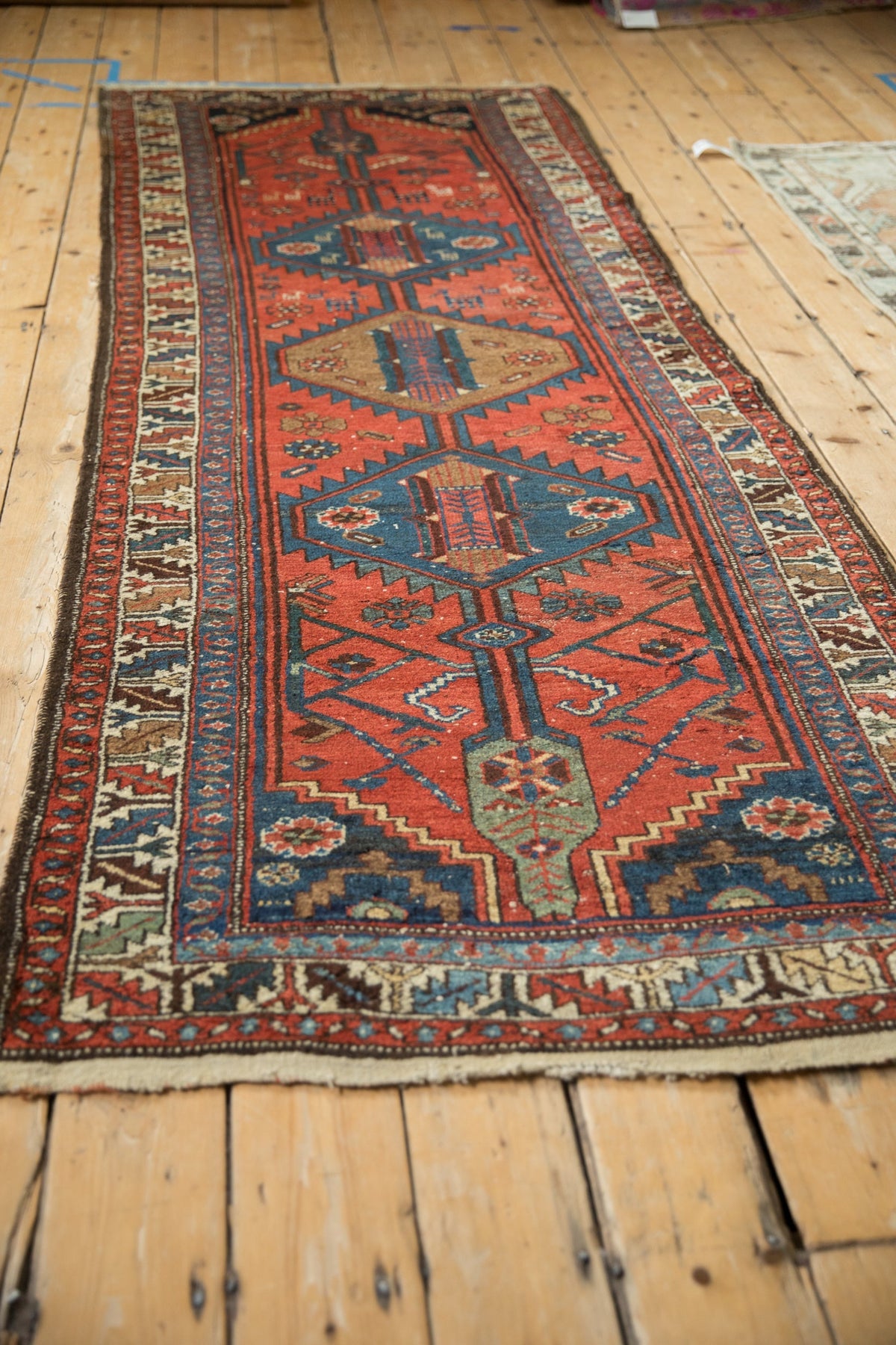 Old New House® 3.5x9 Vintage Kurdish Hamadan Rug Runner - Sold