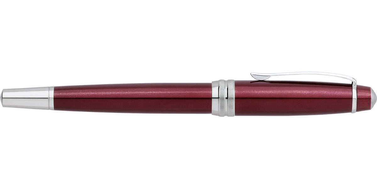 Bailey™ Red Lacquer Stainless Steel Medium Nib Fountain Pen
