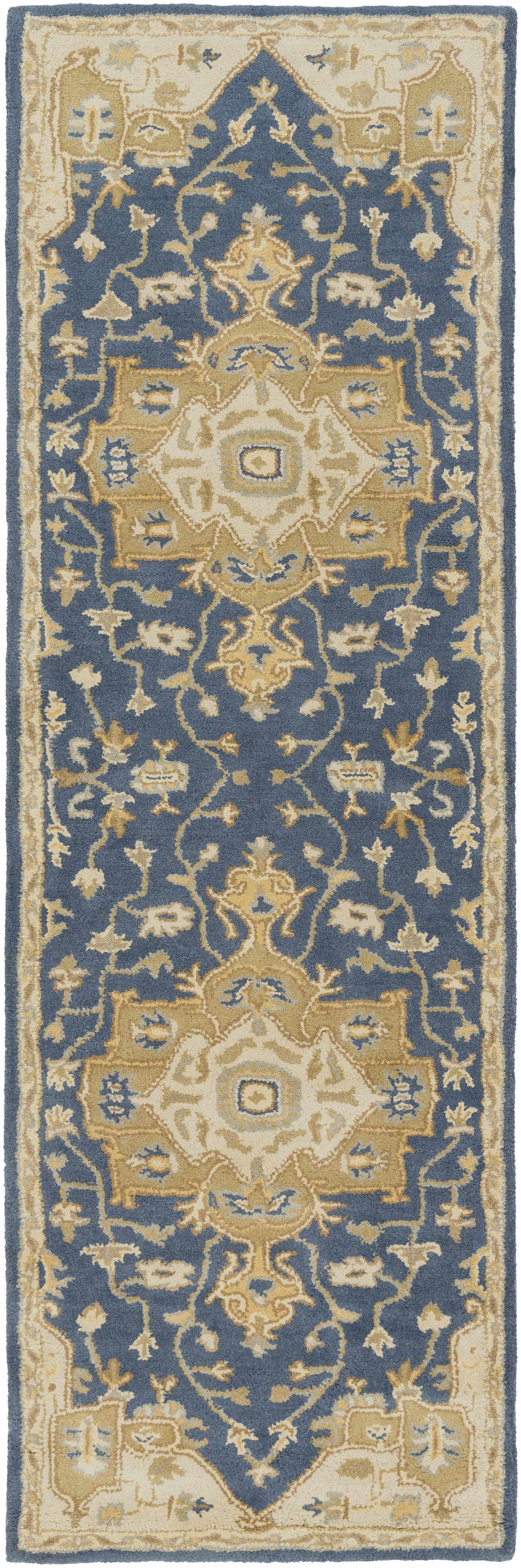 Boutique Rugs Broomfield 1145 Hand Tufted Blue Wool Rug - Rugs