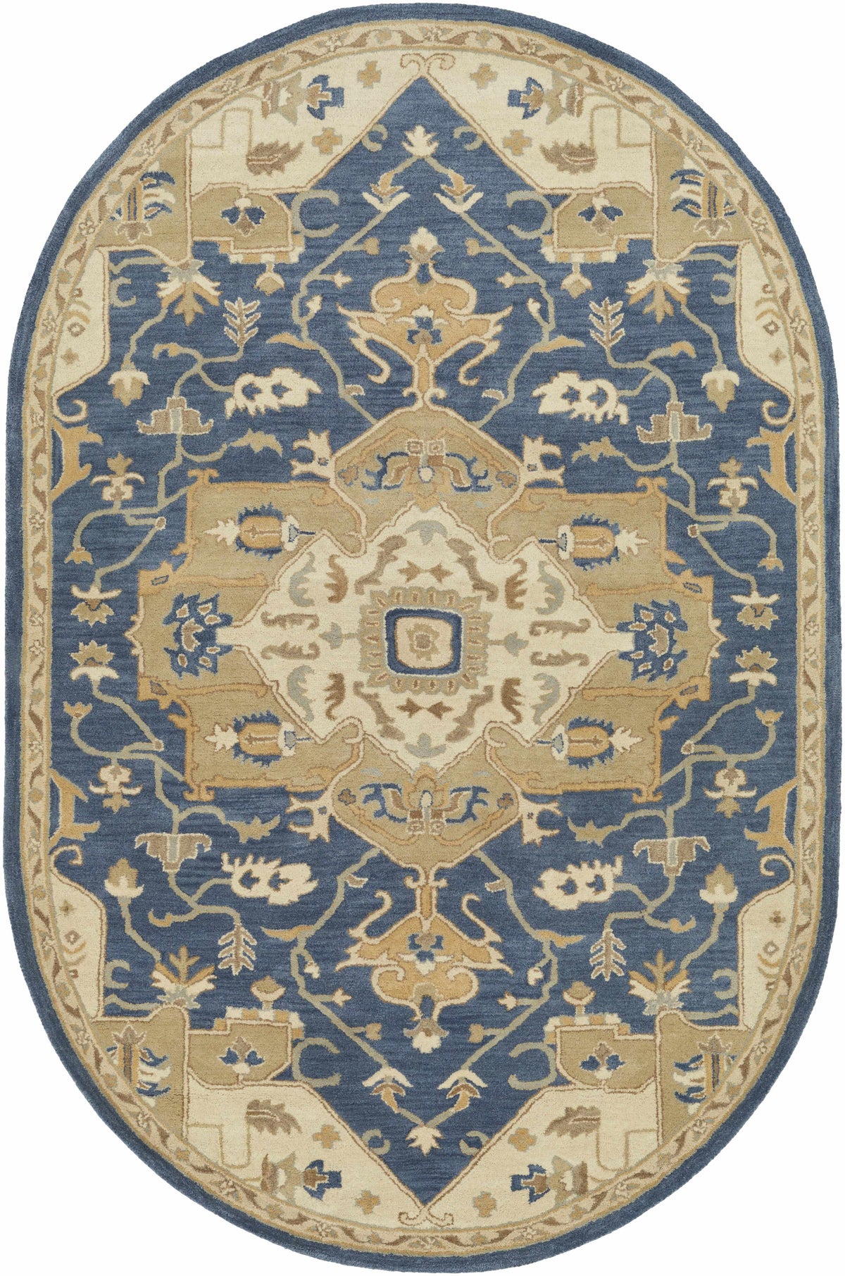 Boutique Rugs Broomfield 1145 Hand Tufted Blue Wool Rug - Rugs