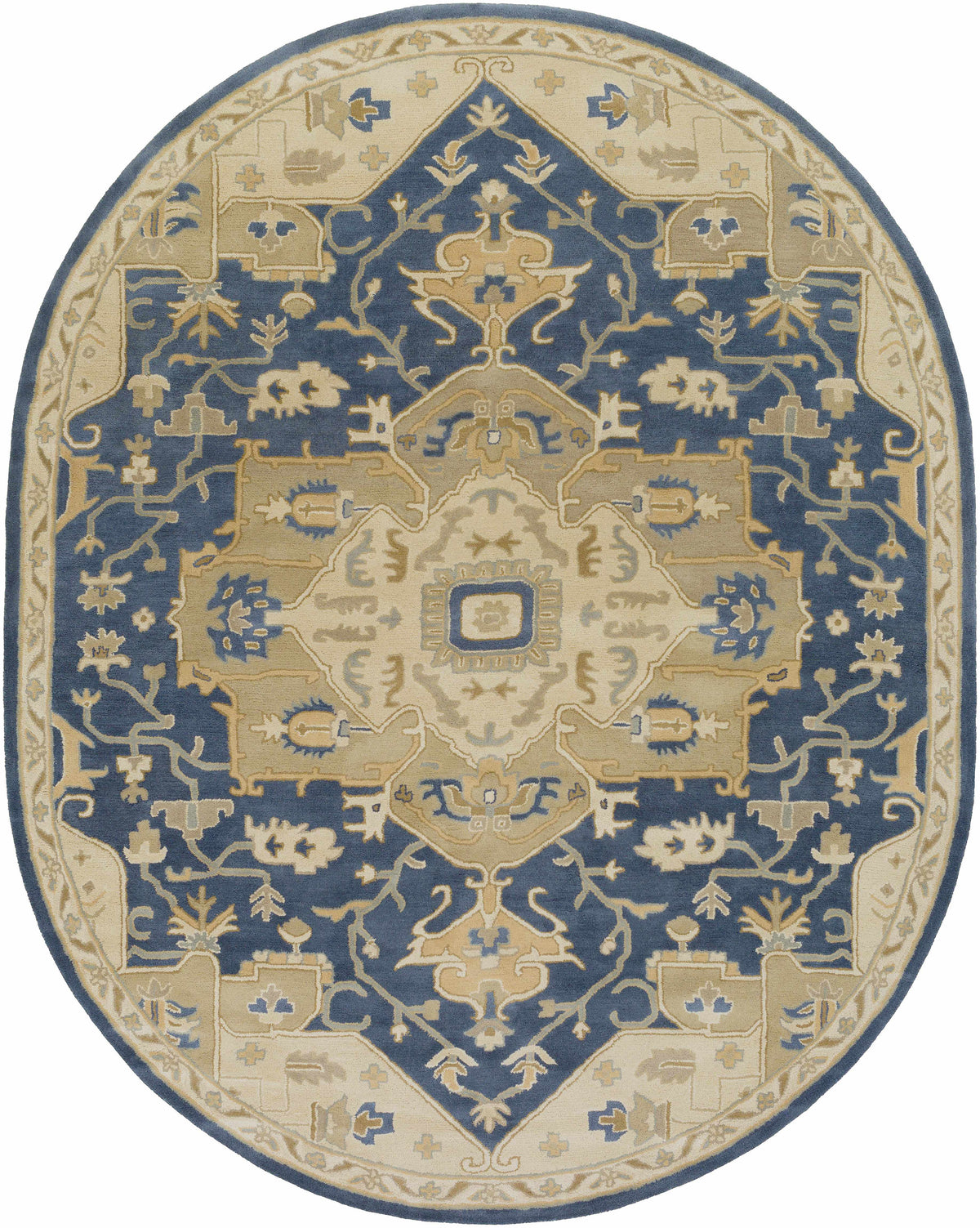 Boutique Rugs Broomfield 1145 Hand Tufted Blue Wool Rug - Rugs