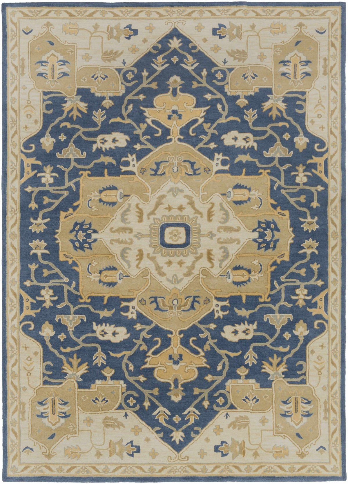 Boutique Rugs Broomfield 1145 Hand Tufted Blue Wool Rug - Rugs