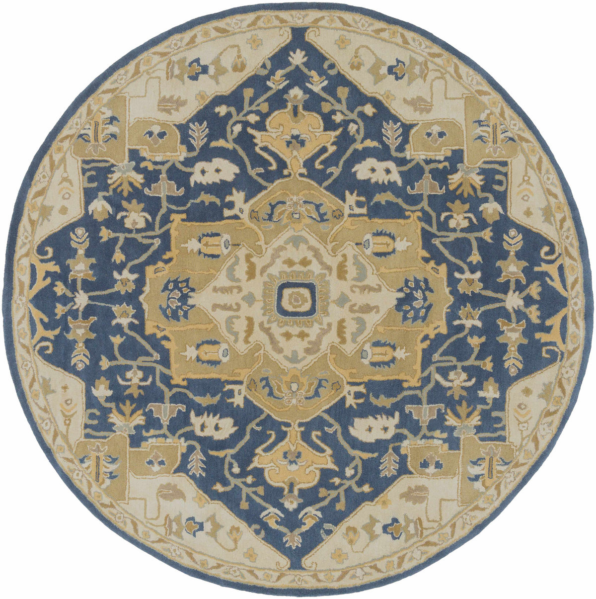 Boutique Rugs Broomfield 1145 Hand Tufted Blue Wool Rug - Rugs