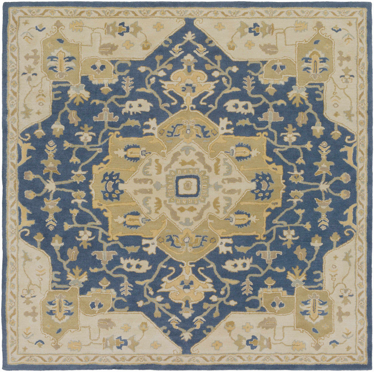 Boutique Rugs Broomfield 1145 Hand Tufted Blue Wool Rug - Rugs