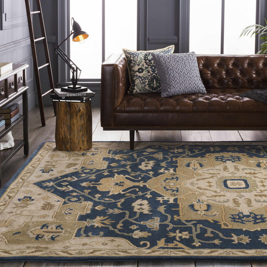Boutique Rugs Broomfield 1145 Hand Tufted Blue Wool Rug - Rugs