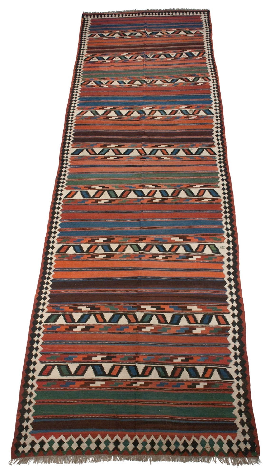Old New House® Reserved 6x20 Antique Persian Kilim Carpet - Rugs