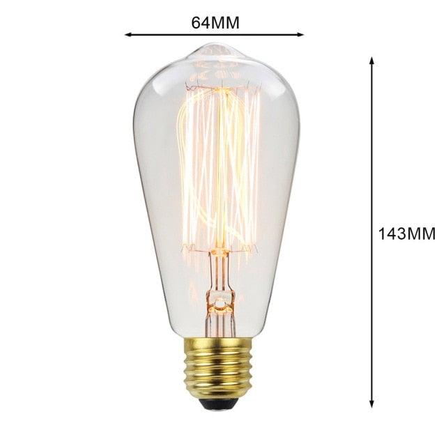 Retro Edison Light Bulb Filament Incandescent Ampoule Bulbs Antique Vintage (product 10485251178779 image 44047591637275)